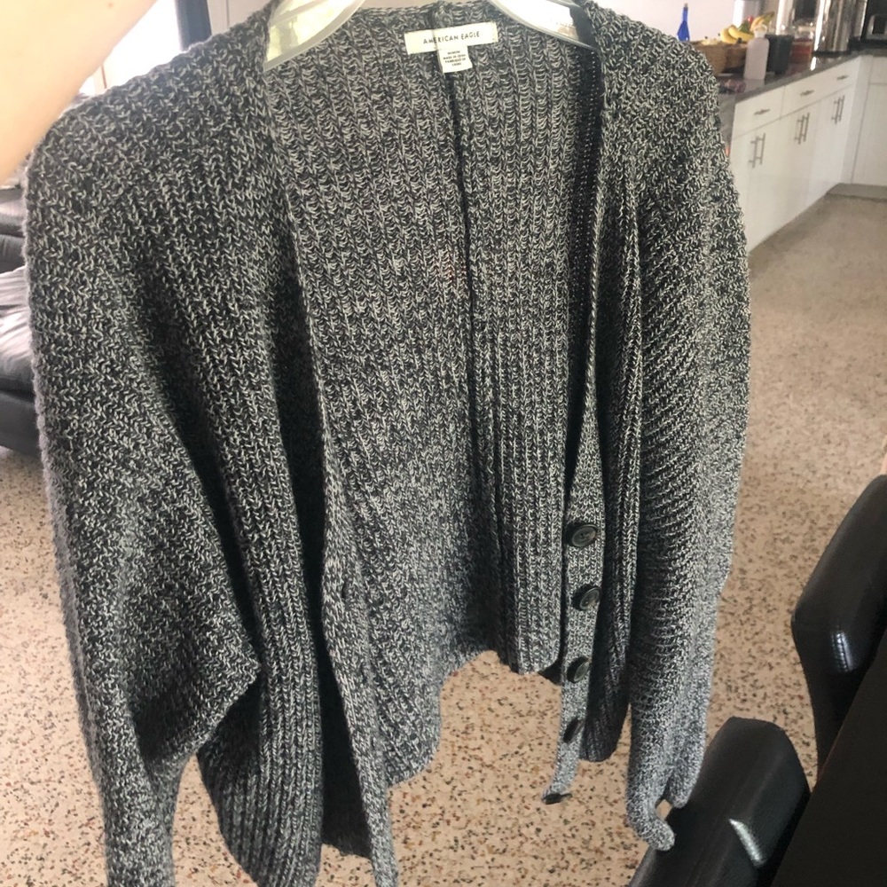 American eagle grey cardigan, women’s size medium